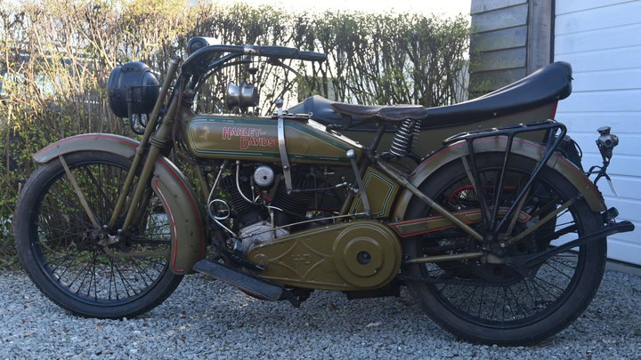 Harley Davidson Knucklehead F 1.000cc halvtopper